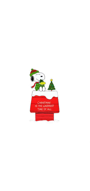 Peanuts Christmas — Snoopy pasko Wallpaper