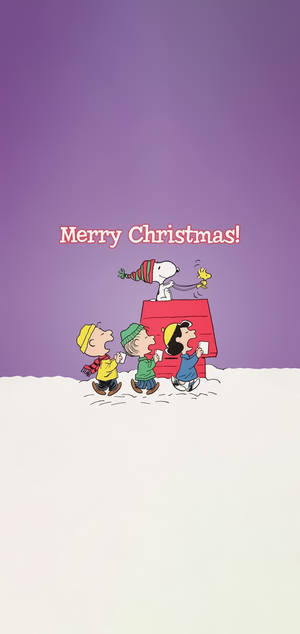 Snoopy Christmas Iphone — iPhone 12 Wallpaper