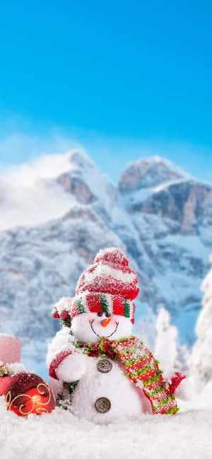 Christmas Snow — iPhone 11 Pro Wallpaper