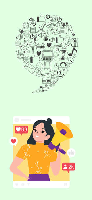 Iphone X Social Background — OnePlus Wallpaper