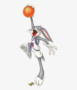 Wallpaper ng Space Jam basketball player Bugs — Motorola Razr Ultra 2026 Wallpaper