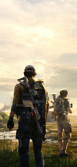 Iphone Xs Max The Division Background — iPhone 18 Pro Wallpaper
