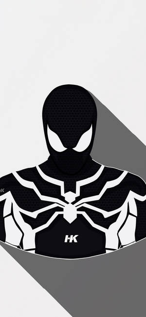 Spider Man White — iPhone 17e Wallpaper
