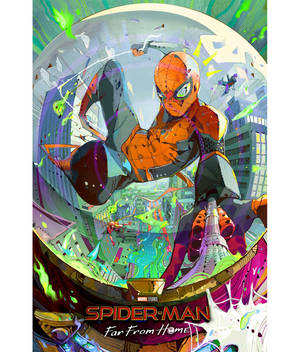 Spider Man Far From Home Fan Art phone wallpaper. — Motorola Razr Ultra 2026 Wallpaper