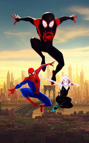 Spider Man Into The Spider Verse Sa New York wallpaper — Lenovo Legion Y700 (Gen 5) Wallpaper