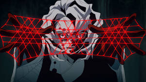 Spider web ni Rui Demon Slayer wallpaper
