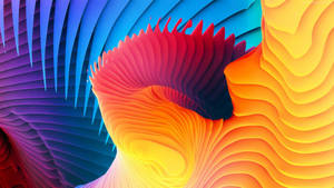 Artistic colorful spiral Macbook wallpaper