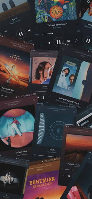 Spotify Now Playing wallpaper — S24 Ultra Wallpaper
