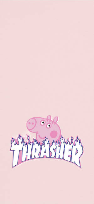 Baddie Peppa Pig — Galaxy A55 Wallpaper