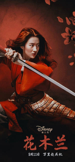 Mulan Film Poster wallpaper — iPhone 13 Pro Max Wallpaper