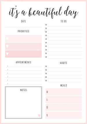 Mga Larawan ng Planner — iPad Air Wallpaper