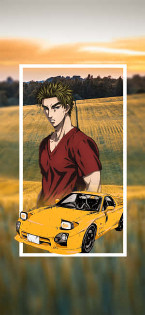 Initial D Phone — Pixel 11 Pro Wallpaper