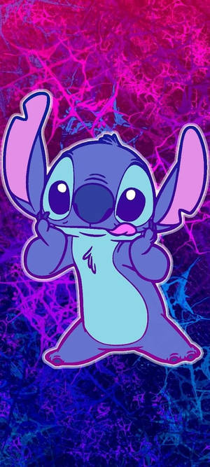Stitch Galaxy — iPhone Xr Wallpaper