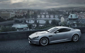 Nakakamamang Aston Martin Vanquish Handa para sa Isang Biyahe — Steam Deck Wallpaper