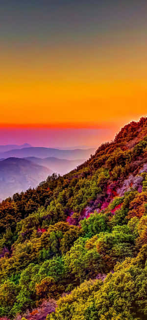 Stunning Mountain Landscape sa iPhone X — iPhone 15 Pro Wallpaper