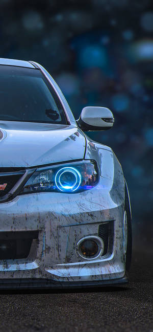 Subaru Impreza customized bumper wallpaper