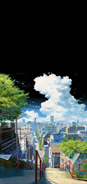 Suga Staircase Kimi No Na Wa Phone — Galaxy S26 Wallpaper