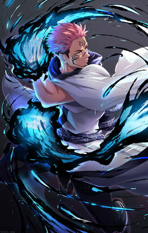 Sukuna flame technique wallpaper — Honor Pad 20 Wallpaper