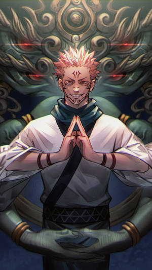 Wallpaper ng Sukuna na Demonyong Anime