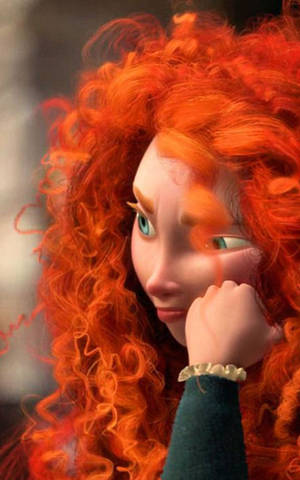 Nagtatampo Prinsesa Merida Phone wallpaper. — Galaxy Tab Wallpaper