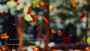 Susing taglagas na quote wallpaper — Taglagas aesthetic Wallpaper