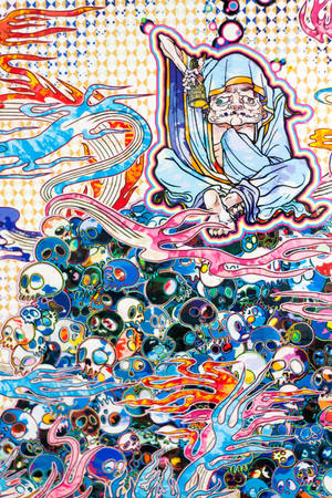 Takashi Murakami Peace 4K — 4K Wallpaper