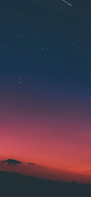 1125x2436 Night Sky Sunset Pink Nature iPhone X wallpaper. iPhone X