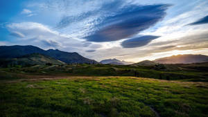 Summer scenery landscape wallpaper.