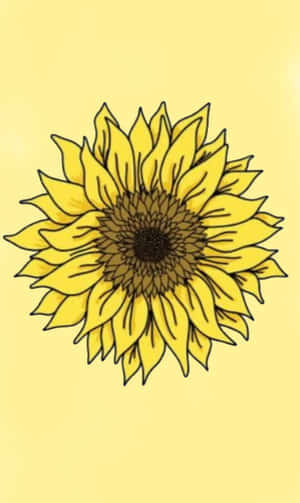 Sunflower Yellow Tumblr Aesthetic — Infinix Xpad Wallpaper