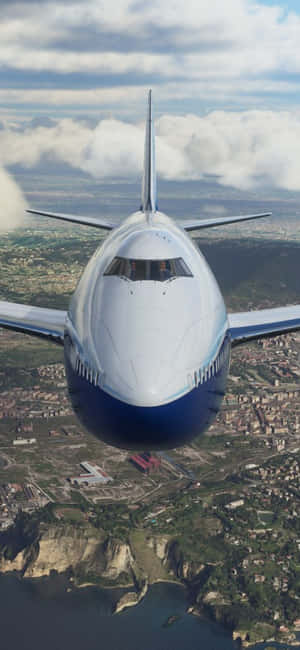 Background ng Iphone Xs Microsoft Flight Simulator — Galaxy S24 Wallpaper