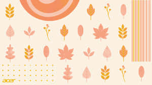 Cute na background ng taglagas