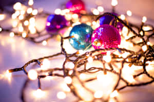 Background ng mga Ilaw ng Pasko — Christmas Lights Wallpaper