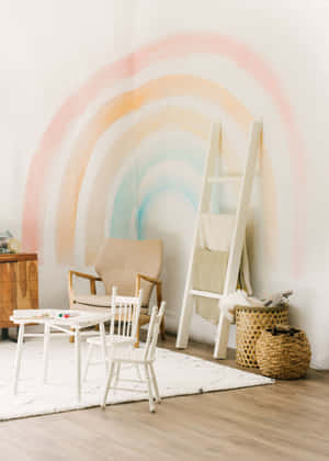 Pastel Rainbow Background — Pastel na bahaghari Wallpaper
