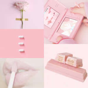 Mga larawang estetikang pastel pink