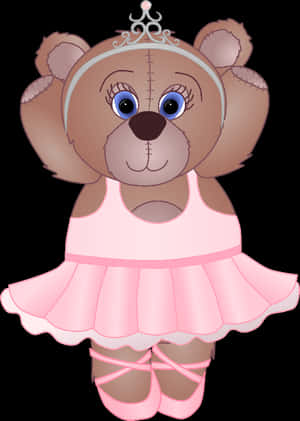Teddy Bear Ballerina Clipart - Teddy Bear Ballerina, HD Png Download