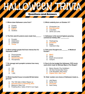 Subukin ang Iyong Kaalaman sa Halloween Trivia — OnePlus Open Wallpaper