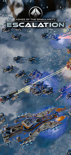 Iphone X Ashes Of The Singularity Escalation Background — Galaxy S24 Wallpaper