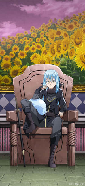 Mga larawan ng That Time I Got Reincarnated As A Slime — Vivo T4R Wallpaper