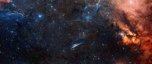 Klasikong Galaxy Na May Mga Bituin wallpaper.