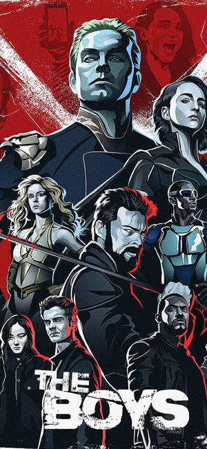 The Boys Vector Poster — iPhone 13 Pro Max Wallpaper