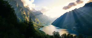 Canton Ng Glarus Mountains sa Switzerland na wallpaper.