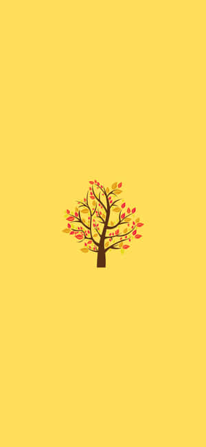 Pinakamagandang Taglagas Background — iPhone 13 Mini Wallpaper