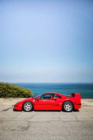 Ferrari background — Vivo Pad5 Pro Wallpaper