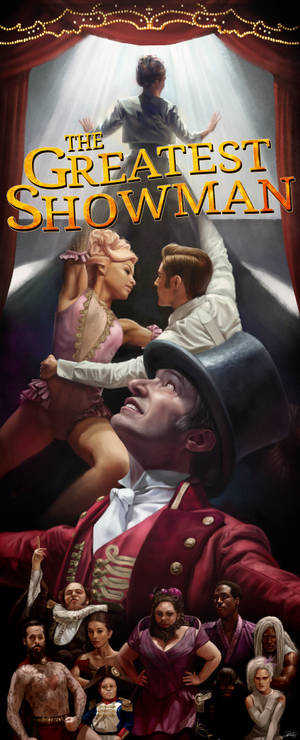 The Greatest Showman Stunning Poster wallpaper — Galaxy Z Fold 6 Wallpaper