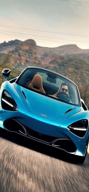 Iphone X Mclaren 720s Background — Galaxy S26 Wallpaper