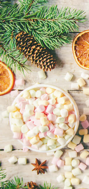 Marshmallow Phone — iPhone 13 Pro Max Wallpaper