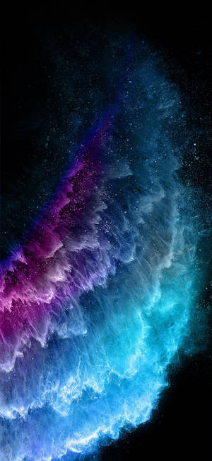 Makalipay nga neon Crystals iPhone 11 wallpaper.