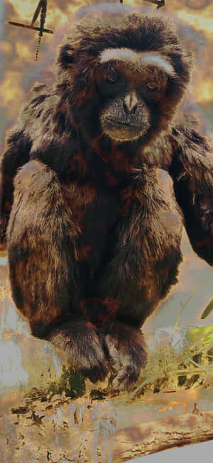 Iphone X Gibbon Background — Galaxy S24 Wallpaper