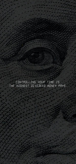 Inspiring Money Quote Phone wallpaper — 1320x2868 Wallpaper