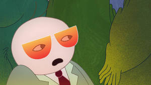 The Midnight Gospel Glasses Man wallpaper